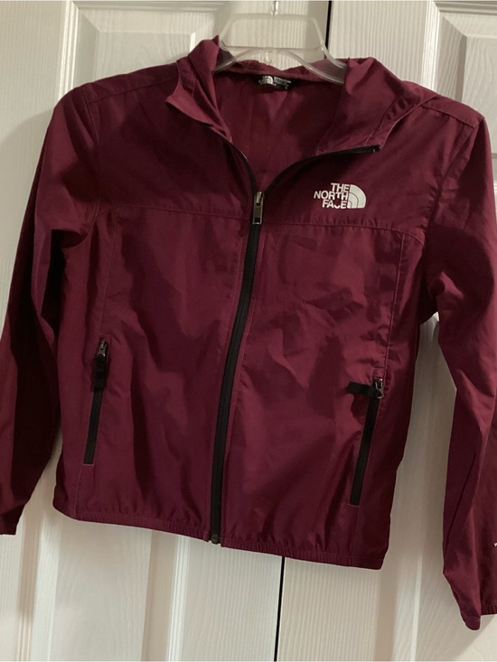 The North Face Other - The North Face Kids Burgundy Hooded Raincoat